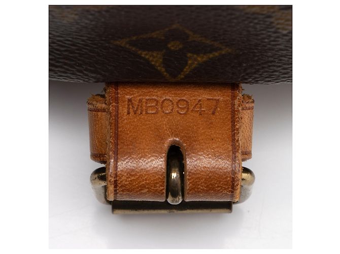 Louis Vuitton Vintage Monogramm Canvas Saumur 35 Umhängetasche Braun - Ansicht 6