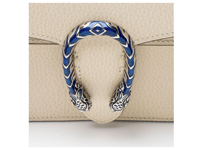 Gucci Leder Dionysus Medium E/W Schultertasche Weiß - Ansicht 10