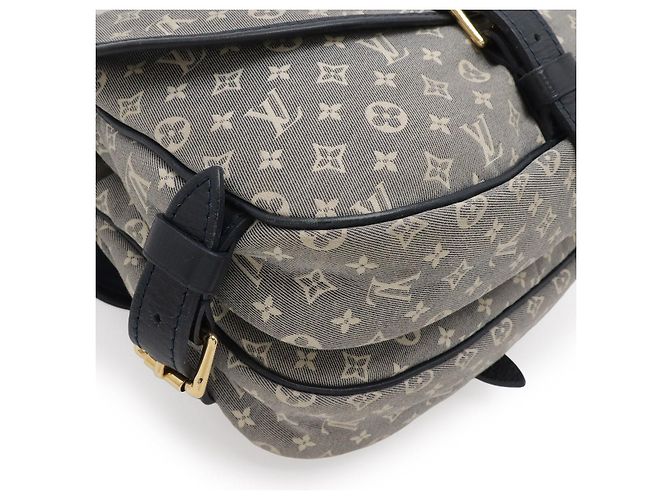 Borsa a Spalla Saumur PM Monogram Idylle Louis Vuitton Blu - vista 3