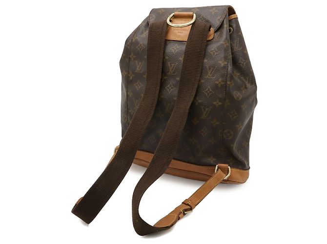 Louis Vuitton Monogram Montsouris GM Rucksack Braun - Ansicht 2