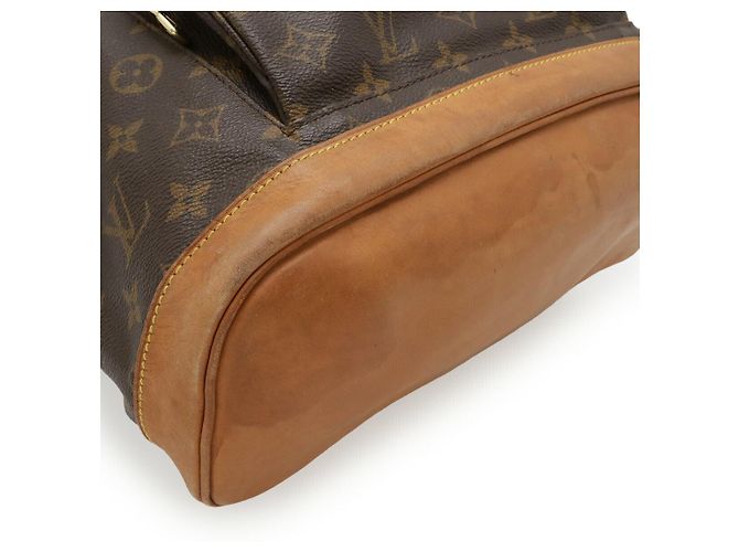 Louis Vuitton Monogram Montsouris GM Rucksack Braun - Ansicht 3
