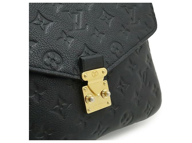 Borsa Pochette Metis MM in Monogram Empreinte Louis Vuitton Nero - vista 8