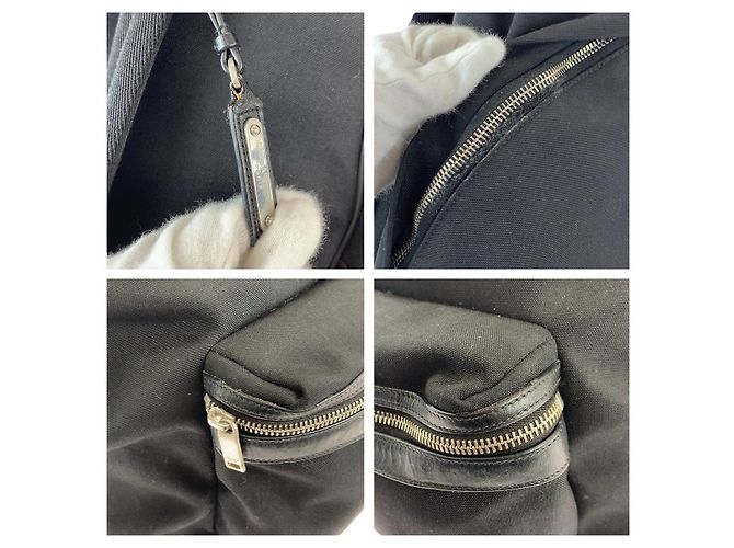 Yves Saint Laurent Zaino in tela e pelle Saint Laurent - vista 5