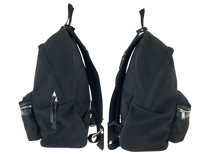 Yves Saint Laurent Zaino in tela e pelle Saint Laurent - vista 8