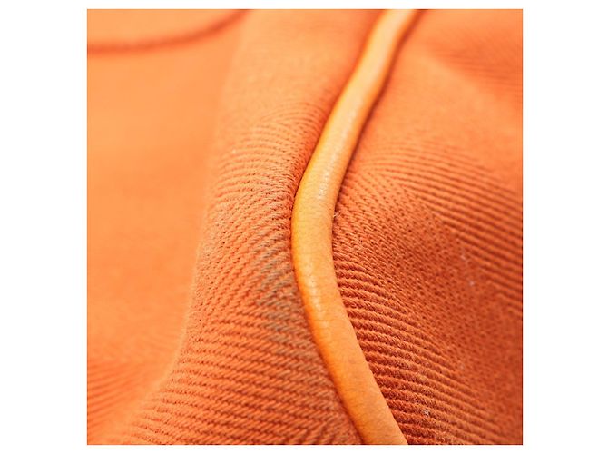 Borsa in pelle Hermès Valparaiso MM arancione - vista 4