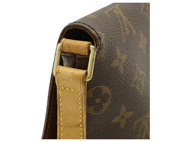 Borsa a Spalla Musette Tango Monogramma Louis Vuitton Marrone - vista 4