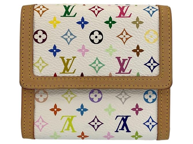 Louis Vuitton Multicolor Kompaktgeldbörse Weiß - Ansicht 2