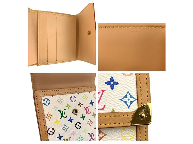 Louis Vuitton Multicolor Kompaktgeldbörse Weiß - Ansicht 6