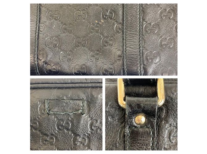 Malette d'affaires en cuir Gucci Noir - vue 6