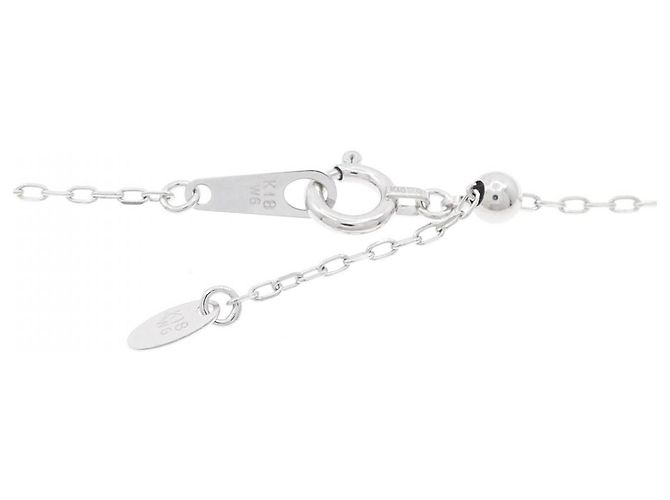 Autre Marque Collana in diamante K18WG Argento - vista 5