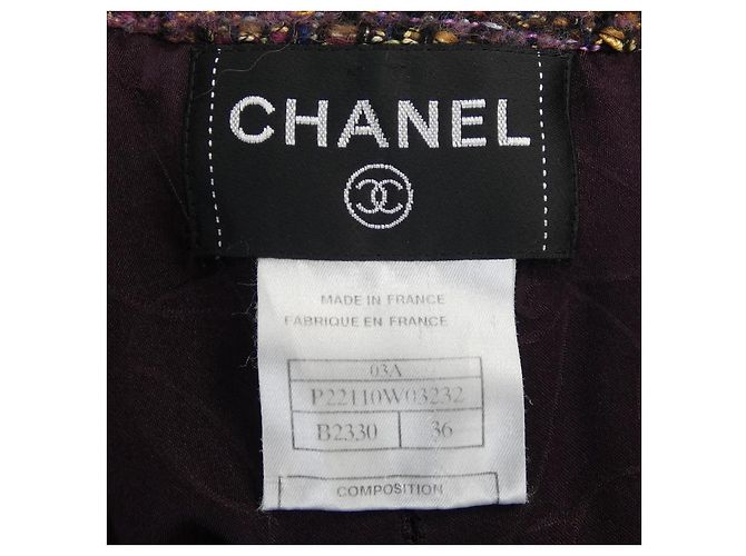 Chanel P22110W03232 Configuração Preto Roxo - vista 4