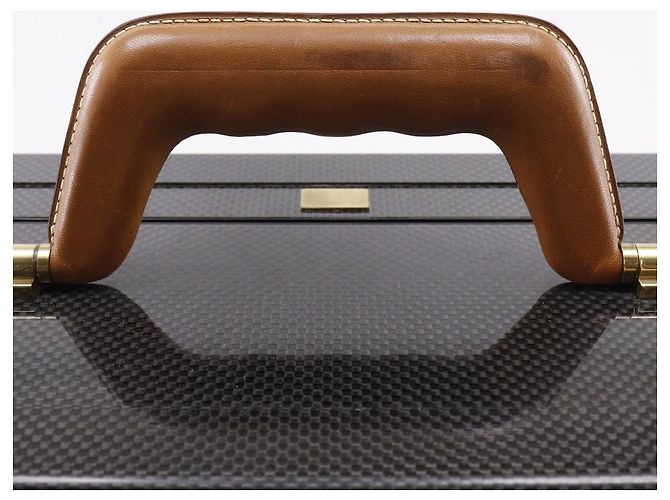 Valigetta Espace GM Carbon di Hermès Nero - vista 17