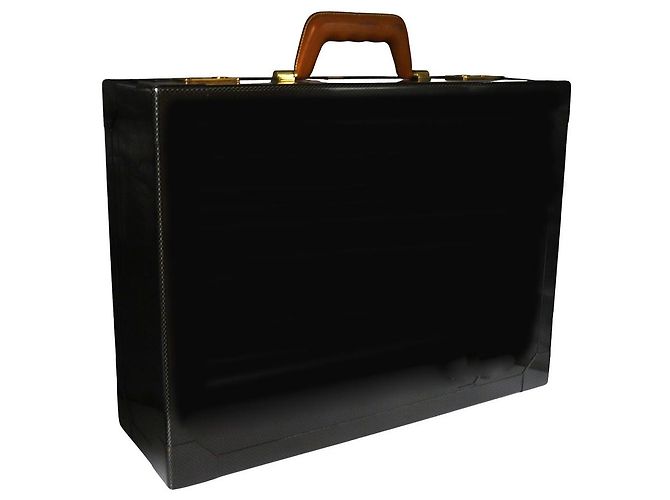 Valigetta Espace GM Carbon di Hermès Nero - vista 3