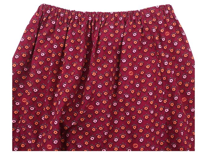 Gonna in cotone Gucci Multicolore - vista 4