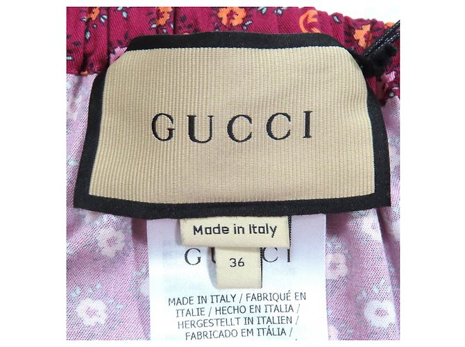Gonna in cotone Gucci Multicolore - vista 7