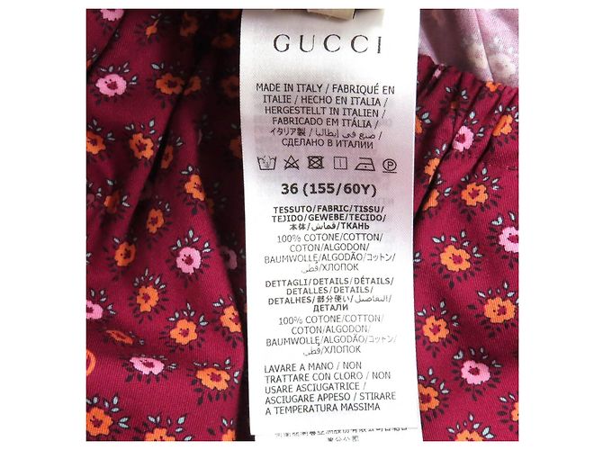 Gonna in cotone Gucci Multicolore - vista 8