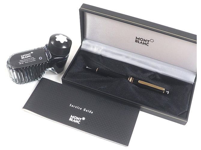 Montblanc Meisterstück 14K Füllfederhalter Schwarz - Ansicht 2