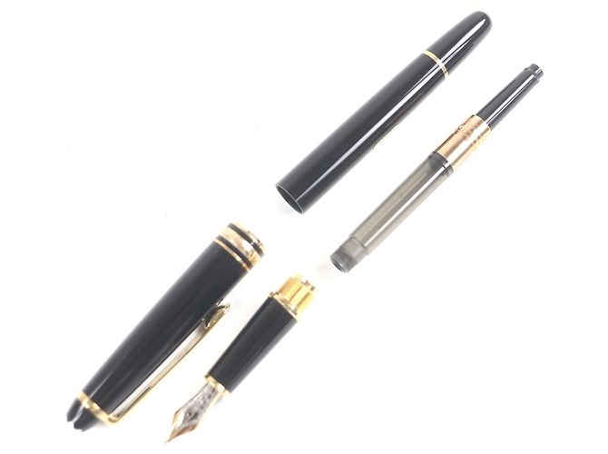 Montblanc Meisterstück 14K Füllfederhalter Schwarz - Ansicht 3