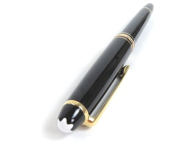 Montblanc Meisterstück 14K Füllfederhalter Schwarz - Ansicht 4