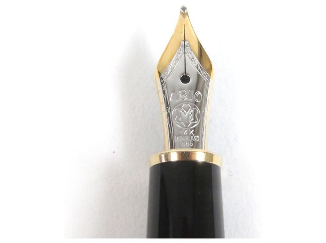 Montblanc Meisterstück 14K Füllfederhalter Schwarz - Ansicht 5