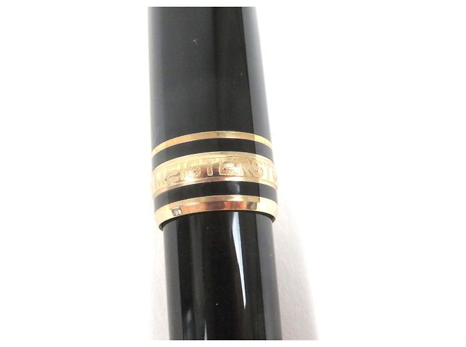 Montblanc Meisterstück 14K Füllfederhalter Schwarz - Ansicht 8