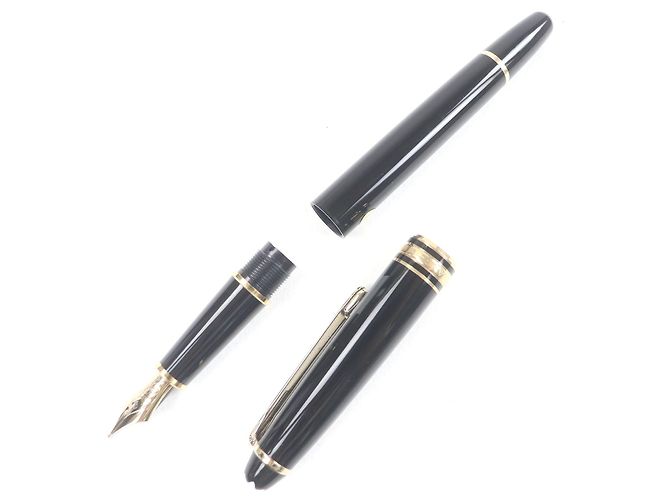 Montblanc Meisterstück 14K Füllfederhalter Schwarz - Ansicht 3