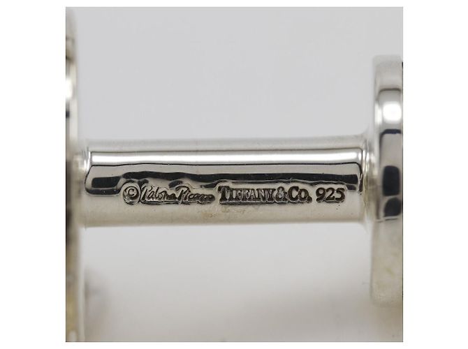 Tiffany & Co Gemelli in argento 925 ematite Tiffany Paloma Picasso - vista 6