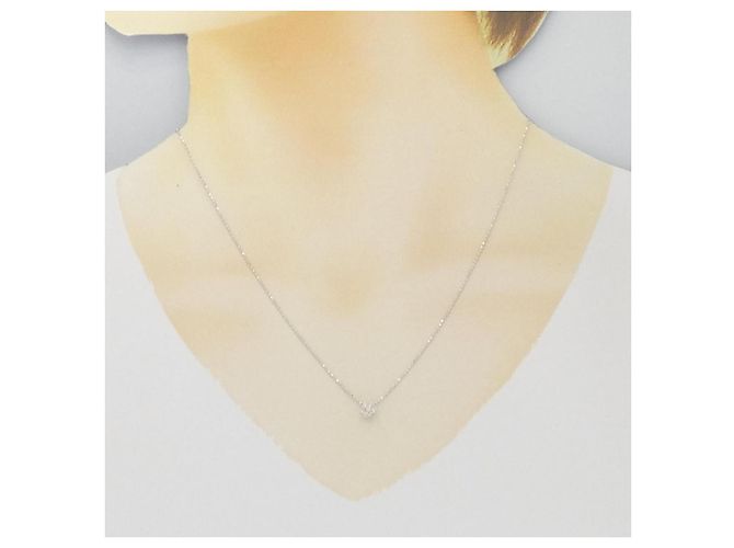 Autre Marque Collana di diamanti in oro bianco Au750 Argento - vista 6