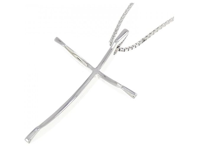 Autre Marque Collana Chimento Au750 platinum diamond Argento - vista 4