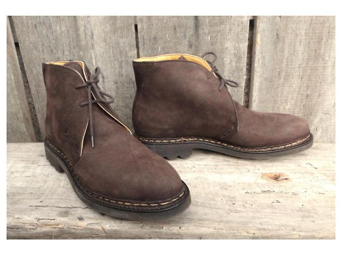 Autre Marque Botines Donaldson Sigour Marrón Oscuro de Ante - vista 4