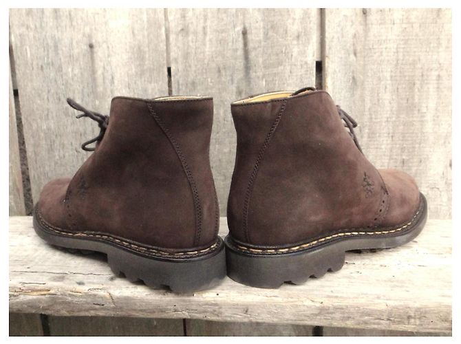 Autre Marque Botines Donaldson Sigour Marrón Oscuro de Ante - vista 6
