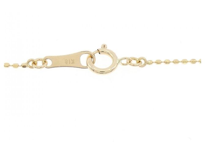 Autre Marque Au750 Diamant Initial K Halskette Golden - Ansicht 5