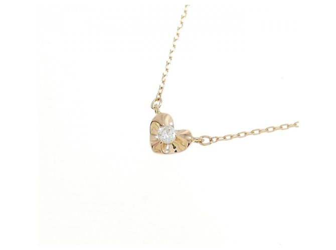 Autre Marque Collana con diamante a forma di cuore Au750 D'oro - vista 3