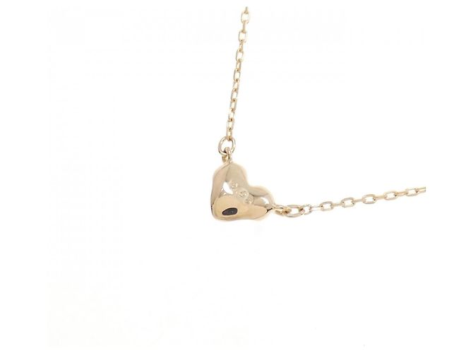 Autre Marque Collana con diamante a forma di cuore Au750 D'oro - vista 4