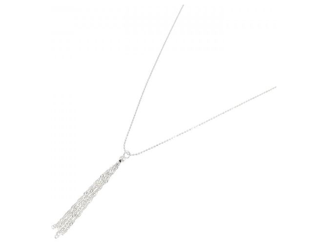 Autre Marque Collana in Oro Bianco 585 Argento - vista 2