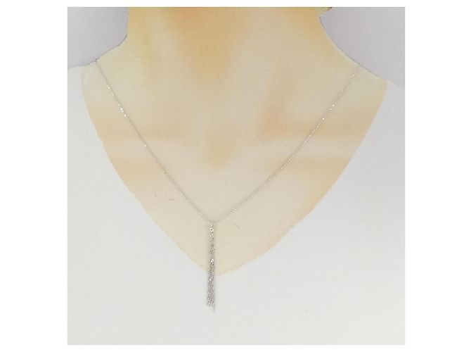 Autre Marque Collana in Oro Bianco 585 Argento - vista 5
