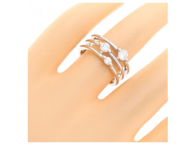 Autre Marque Trilogy Au750 Diamantring Silber - Ansicht 5
