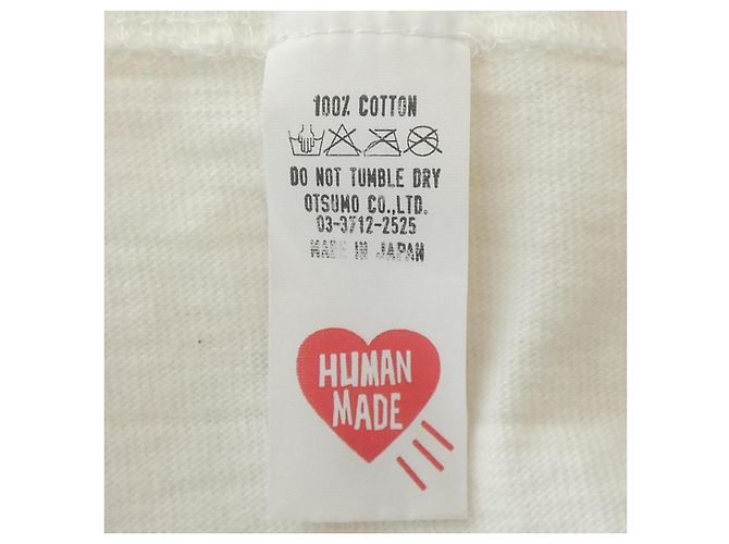 Autre Marque Camiseta Human Made Blanco Naranja - vista 4