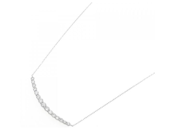Autre Marque Collana in diamante in oro bianco Au750 Argento - vista 2