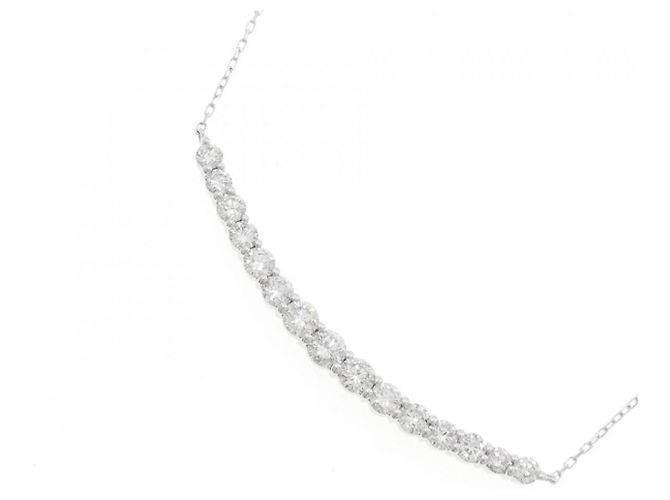 Autre Marque Collana in diamante in oro bianco Au750 Argento - vista 3