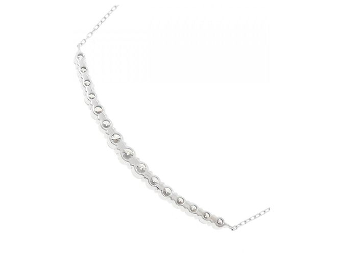 Autre Marque Collana in diamante in oro bianco Au750 Argento - vista 4