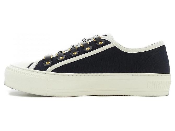 Sneakers in tela di cotone WALK'N'DIOR Christian Dior Nero - vista 2