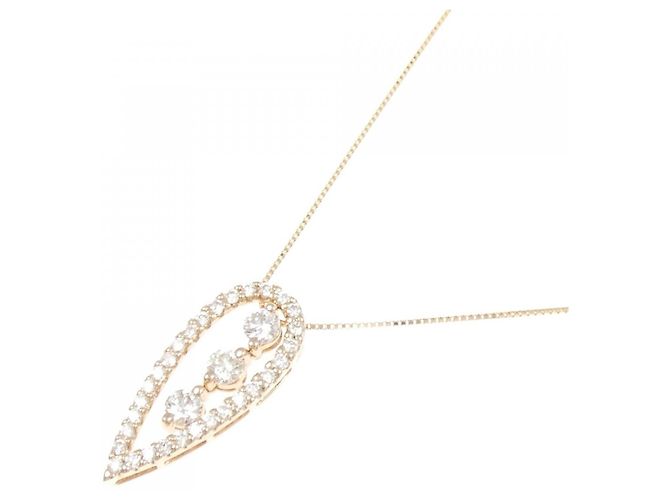Autre Marque Au750 Diamond 2way Necklace Pink - view 2
