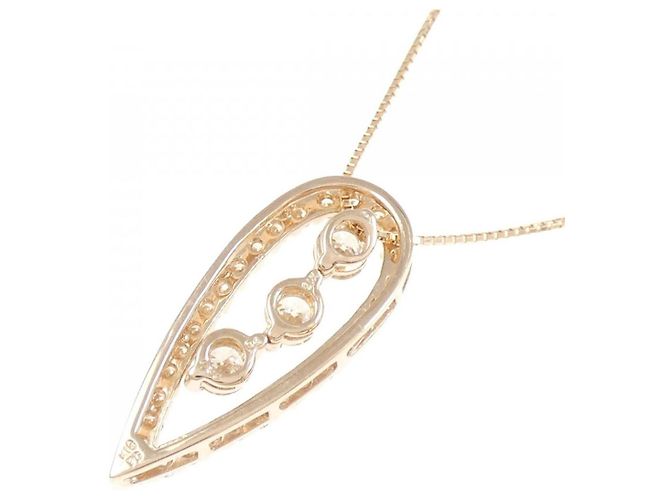 Autre Marque Au750 Diamond 2way Necklace Pink - view 4
