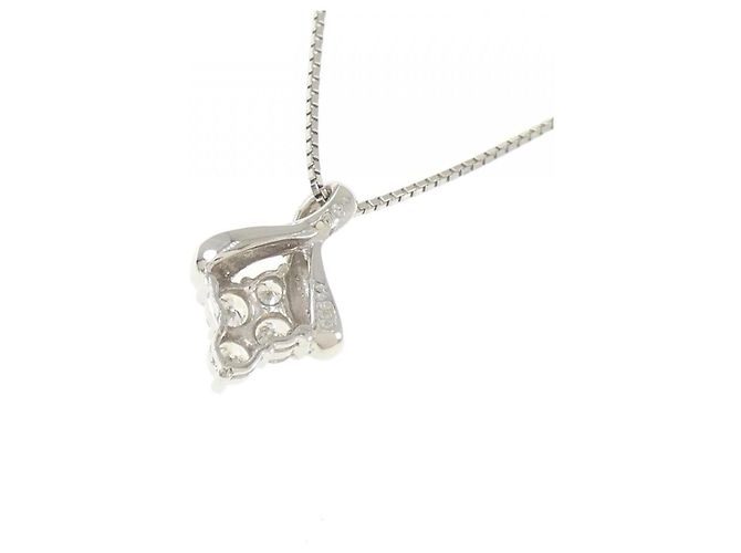 Autre Marque Collana in platino e diamanti Argento - vista 4