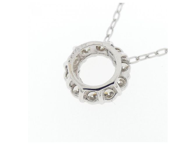 Autre Marque Colar de diamante em ouro branco Au750 Prata - vista 4