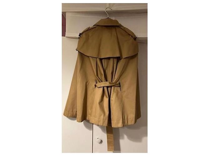 Capa de algodón Topshop Petite Camel Beige - vista 3