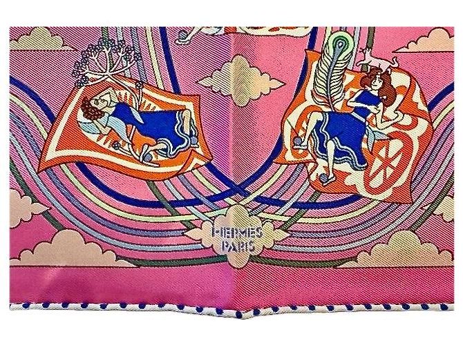 Hermès: Gavroche intitulado 'Quadrados Voadores' Nunca usado Multicor - vista 4