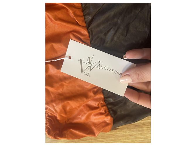 Autre Marque Bandeau-Einteiler Schwarz Orange - Ansicht 4