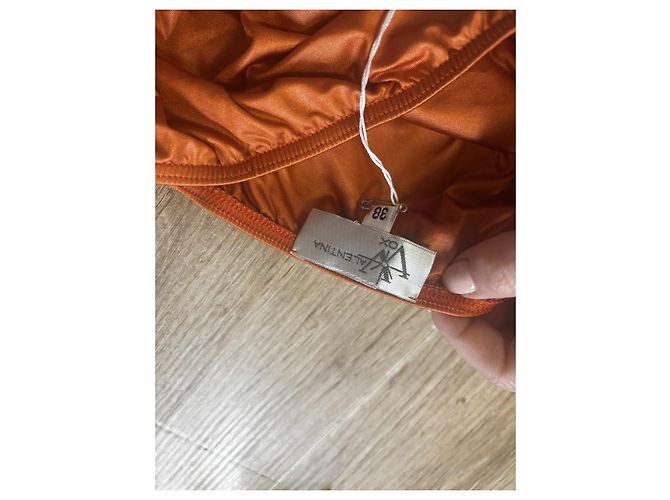 Autre Marque Bandeau-Einteiler Schwarz Orange - Ansicht 5